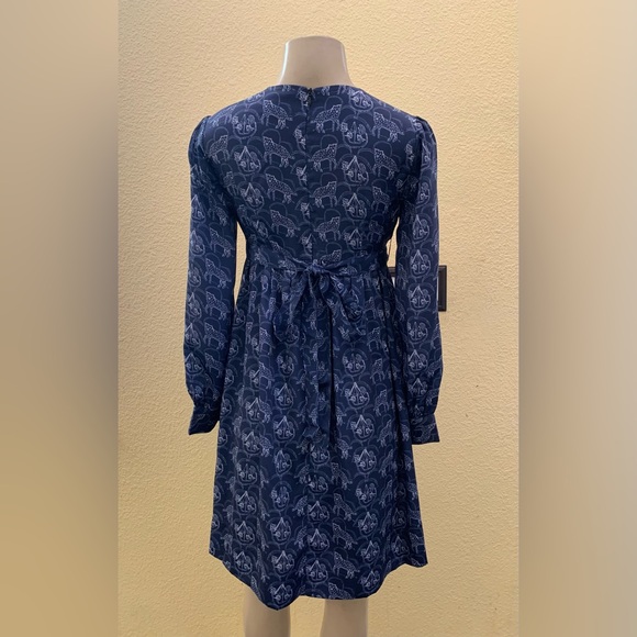Family Affairs x UO Size Small Ariel Long Sleeve Baby Doll Dress With Belt - Picture 7 of 12